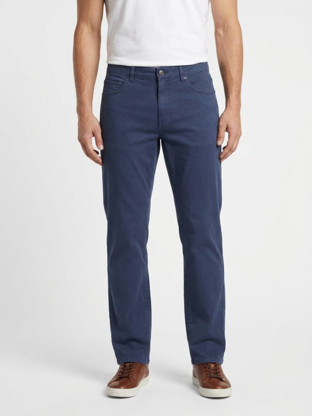 Peter Millar Wayfare Five-Pocket Pants Blue Size 34 (Hemmed to 29")